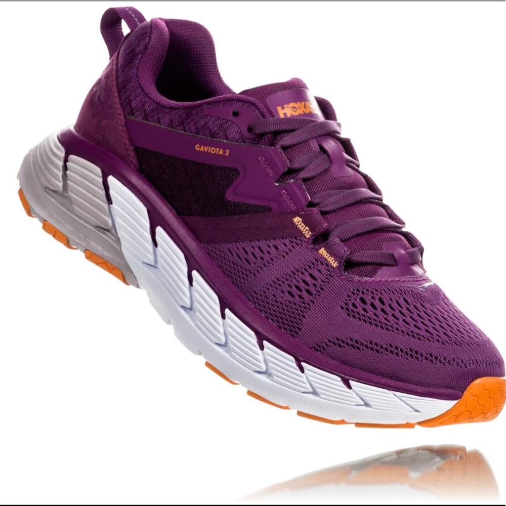 Hoka Gaviota 2 Grape Juice and Bright Marigold